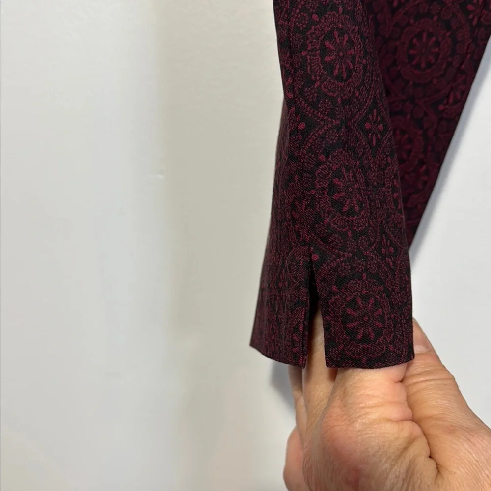 Counterparts‎ Pants Purple & Black Skinny Pull On in Size M NWT